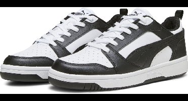 PUMA Rebound v6 Low Unisex Sneakers - Puma White-Puma Black-Puma White