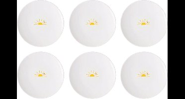 Villeroy & Boch - With Love - Hello Sunshine Ontbijtborden 6 stuks