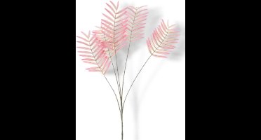 Buitengewoon de Boet - Kunsttak Varen leaf spray Mirja pink 93 cm