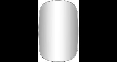 vidaXL - Wandspiegel - 70x45 - cm - zilverkleurig