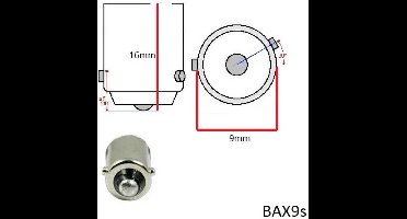 Ampoule Osram 64132 / BAX9s 12V 6W Neuf pour auto moto scooter