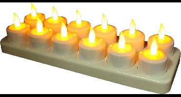 DailySupplies® Oplaadbare Waxinelichtjes - Theelichtjes - Led
