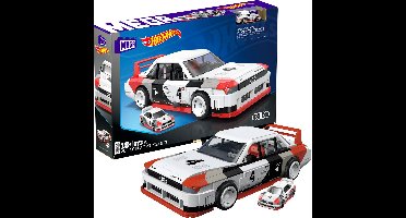 Mega Hot Wheels Audi 90 Quattro IMSA GTO - Bouwset voor verzamelaars - 973 onderdelen