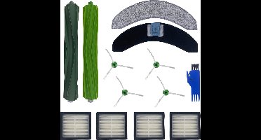 Accessoirespakket voor iRobot Roomba Combo J7 PLUS / Combo J9 PLUS - Filter/Dweil/Zijborstel/Afzuigrol