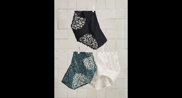 Vertbaudet Set - 3 slips - zwangerschap - katoen - kant