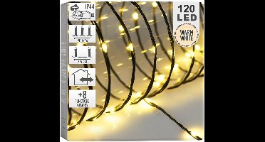 Kerstverlichting 120LED 893 cm - Kerstboomverlichting - Lichtsnoer - Kerstlampjes - Kerstlichtjes