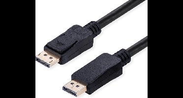 VALUE DisplayPort Kabel, v2.1, 16K, 54Gbit/s, DP M/M, zwart, 5 m