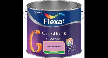 Flexa - Creations Muurverf Extra Mat - Vol Framboos - Mengverf - 2.5 L