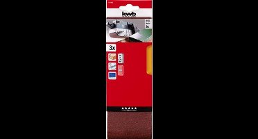 KWB schuurband 75 x 457 mm - Korrel 100 - 911910 - 3 stuks