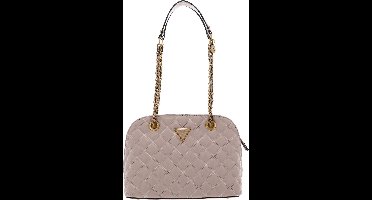 GUESS Schoudertas Handtas Giully Dome Satchel Light Beige
