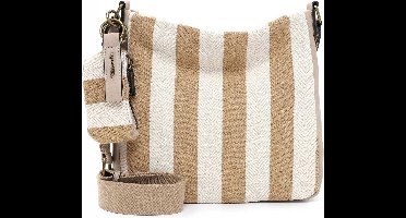 Tamaris Schoudertas Lou Crossbody Bag Sand Lichtbruin Crème