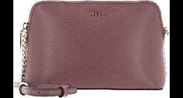 DKNY Leren Schoudertas Avondtas Bryant Sutton Dome Crossbody Bag Vntg Rose Oud roze