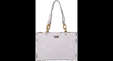 GUESS Schoudertas Cilian Girlfriend Satchel Stone Crème