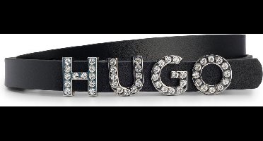 HUGO Leren Riem Zula-S Sz15 Leather Belt W70 Black Zwart