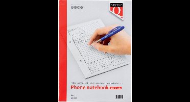 Telefoonnotitieblok Quantore 100vel 60gr | 5 stuks