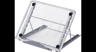 Laptopstandaards, verstelbare hoek, antislip, grafisch tablet en lichtbord, Grote verstelbare geventileerde, wit