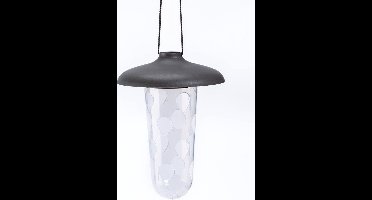 Plastia Robin vogelvoer 2 in 1 set antraciet