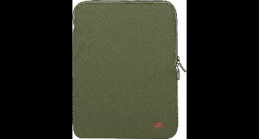 Rivacase 5221 Antishock - Laptop Hoes voor MacBook 13 (max 13.3 inch Laptop) - Verticaal - Khaki