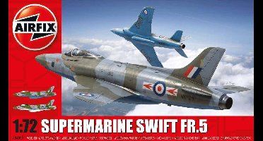 Airfix Modelbouwpakket Militaire voertuigen - 04003 Supermarine Swift FR.5 Straaljager Plastic - 1:72 - Modelbouw