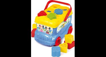 Baby Clementoni – Mickey Mouse Vormenbus – Blokkendoos – Babyspeelgoed – Blokken voor Baby vanaf 10 maanden