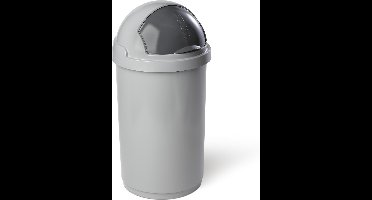 Curver Roll Bullet Bin Prullenbak - 50 l - Eco Zilver
