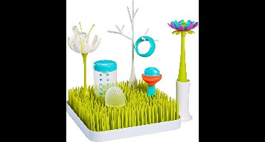 BOON Bundle Starterspakket Onderhoud Babyvoedingsartikelen - Flessenrek met accessoires