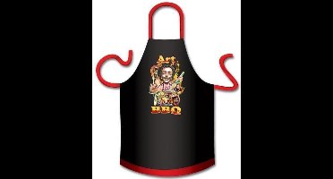 Benza Schort Art of BBQ - Grappige, Leuke, Mooie, Funny Keukenschort - XL
