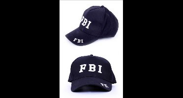 Themaparty FBI Baseball cap - Police thema feest pet - 12 stuks