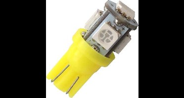 T10 - 24 volt - 5 LED - 5050 SMD - ORANJE