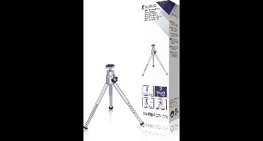 Mini-Tripod 15 cm 0.8 kg Silver (Mini Statief)