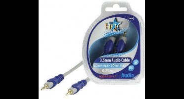 HQ SA-020-0.7 3.5mm Audio kabel male-male  0,75m
