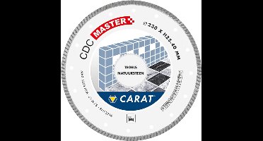 Carat CDCM180400 Diamantzaagblad voor natzagen - 180 x 25,4mm - Tegels
