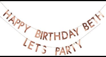 Customizable Rosé Goud - 4 Meter