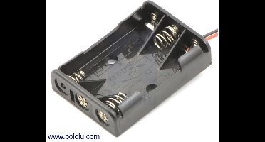 3-AAA batterijhouder Pololu 1144