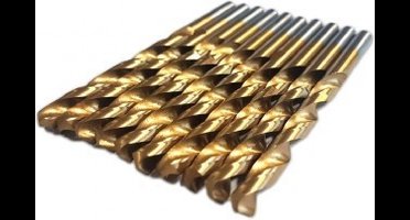 HSS TiN metaalboren per maat 1 - 13 mm