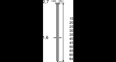 Dutack Brad SKN16 40 mm - 2500 Stuks