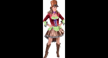 Steampunk 'burlesque' kostuum vrouw - Maatkeuze: Maat S