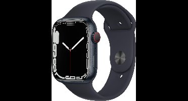 Apple Watch Series 7 OLED 45 mm 4G Zwart GPS