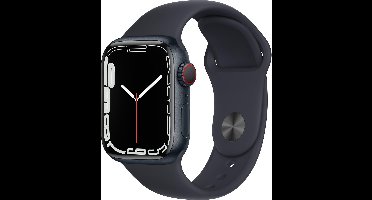 Apple Watch Series 7 OLED 41 mm 4G Zwart GPS