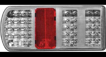 ProPlus Achterlicht aanhangwagen/caravan - 5 functies - 43-LED - links - 225 x 105 mm