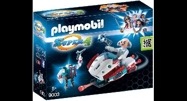 Playmobil Super 4 nr. 9003 Skyjet met Dr. X & robot / Sky Jet et Docteur X