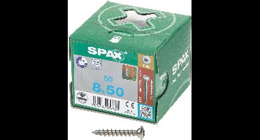 Spax Paalschroef RVS T40 8.0 x 50mm