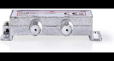Nedis CATV-Splitter - 5 - 1000 MHz - Tussenschakeldemping: 8.0 dB - Outputs: 4 - 75 Ohm - Zink Legering