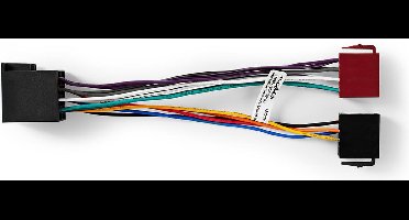 Nedis ISO-Kabel voor Autoradio - ISO-compatibiliteit: Volkswagen - 0.15 m - Rond - PVC - Polybag