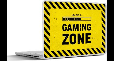 Laptop sticker - 10.1 inch - Gaming - Quotes - Controller - Gaming zone - Game - 25x18cm - Laptopstickers - Laptop skin - Cover