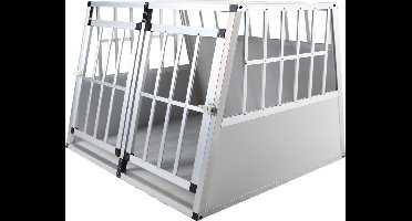 Topmast Autobox autobench Aluminium 104 x 90 x 69 cm + tussenschot