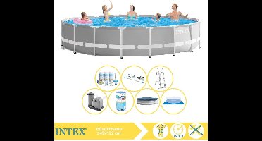 Intex Prism Frame Zwembad - Opzetzwembad - 549x122 cm - Inclusief Onderhoudspakket, Filter en Stofzuiger
