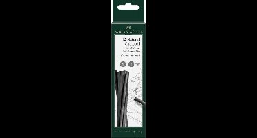 Faber-Castell houtskool - Pitt Monochrome - dikte 5-8 mm - 12 stuks in doosje - FC-129298