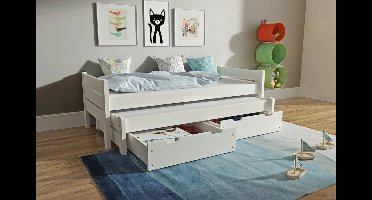 Rockwood® Kinderbed Combi Wit inclusief montage met 2 lattenbodems
