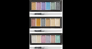 Aquarelverf Metallic - 18 Kleuren - Inclusief 3 Waterbrush - Perfect voor Kalligrafie, Brush Lettering, Illustraties - metallic aquarelverf